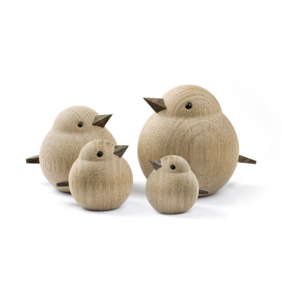                             Dřevěný ptáček Mini Sparrow Natural Oak                        