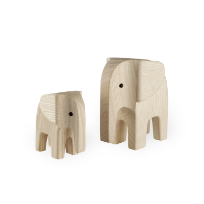                             Dřevěný slon Baby Elephant Natural Ash                        