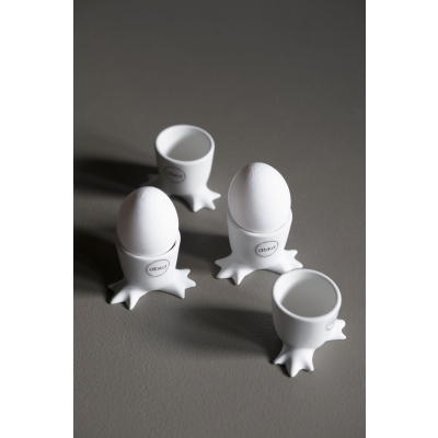                             Stojánek na vajíčko Walking Egg Cup White                        