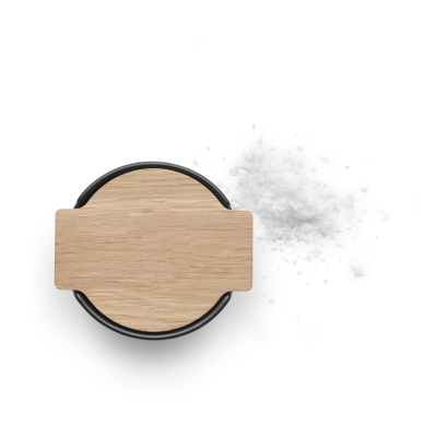                             Dóza na sůl s dřevěným víčkem Nordic kitchen                        