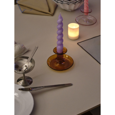                            Set 6 ks svíček Spiral Ice Blue Lilac Apricot                        