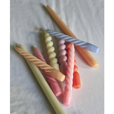                             Set 6 ks svíček Twist Caramel Peach Lavender                        