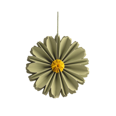 Papírová dekorace Blomsterhult Green 15 cm                    