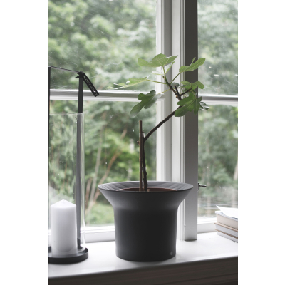 Keramický květináč Ängholmen Dark Grey 25 cm                    