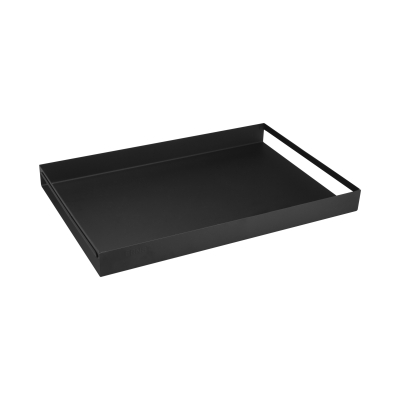 Kovový podnos Bricka Black 45x30 cm                    