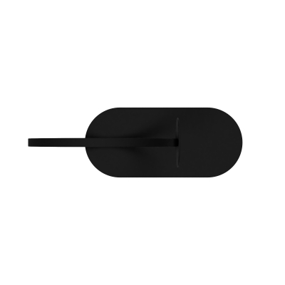                             Zarážka na knihy Ring Black 10 cm                         