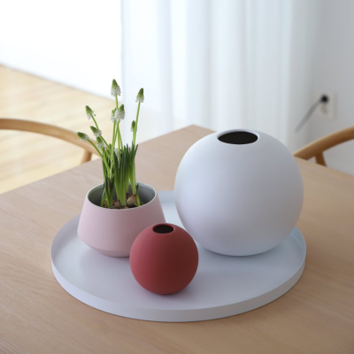                             Tác Circle White 40 cm                         