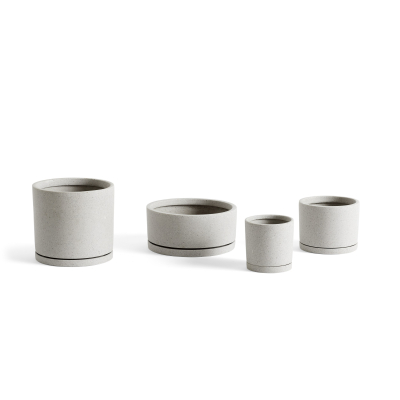                             Květináč Plantpot s podmiskou Grey M                        