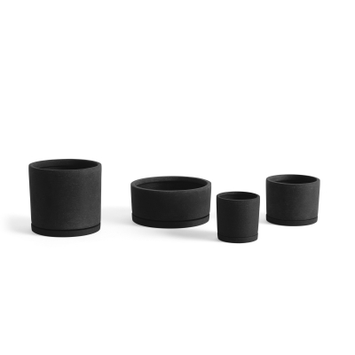                             Květináč Plantpot s podmiskou Black XXL                        