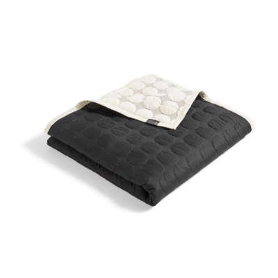Přehoz Mega Dot Black and Cream 245 x 235 cm                    