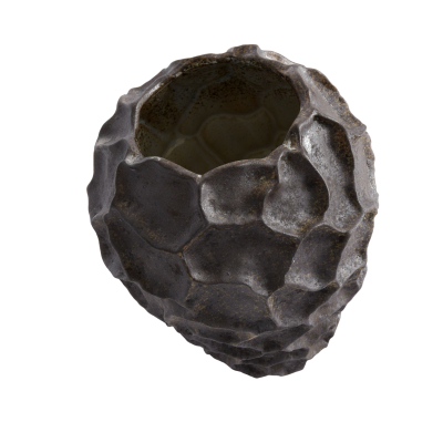                             Kameninová váza Soil Chocolate 21,5 cm                        