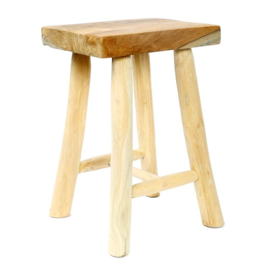 Drevená stolička Kudus Stool 45 cm                    