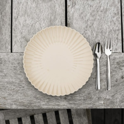 Servírovací talíř Flora Beige 20 cm                    