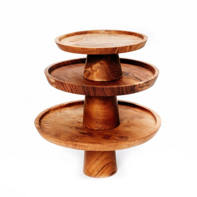                             Podnos na dort Teak Cake Dish 20 cm                         