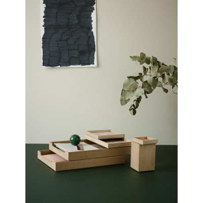                             Dřevěný kancelářský tác Nomad Tray 25,5x14,5 cm                        