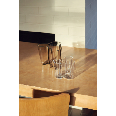                             Sklenená váza Alvar Aalto číra 12 cm                        