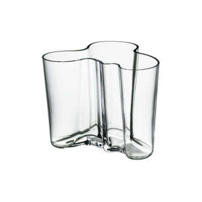 Skleněná váza Alvar Aalto Clear 12 cm                    