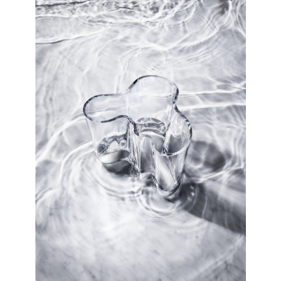                             Skleněná váza Alvar Aalto Clear 16 cm                        