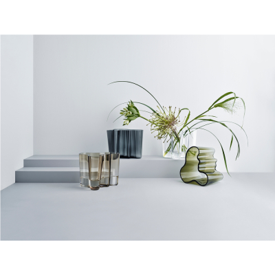                             Sklenená váza Alvar Aalto Linen 16 cm                        