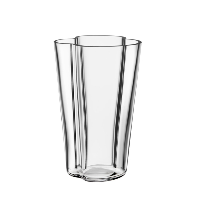 Skleněná váza Alvar Aalto Clear 22 cm                    