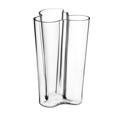 Skleněná váza Alvar Aalto Clear 25,1 cm                    