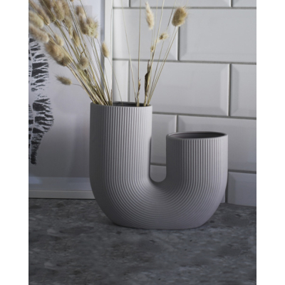                             Keramická váza Stravalla Light Grey                        