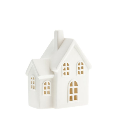 Keramický svícen domeček Byn nr 4 White                    