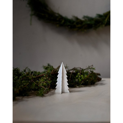 Dekorativní stromeček Gimdalen White 10 cm                    