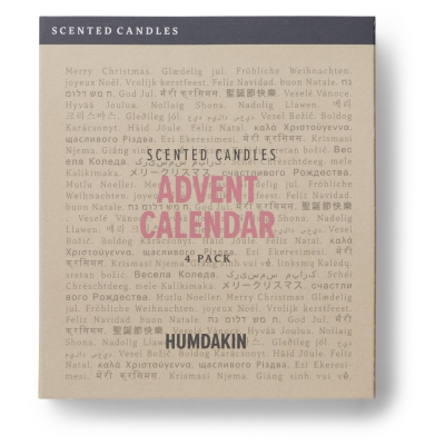 Vonné sviečky Adventný kalendár - sada 4 ks                    