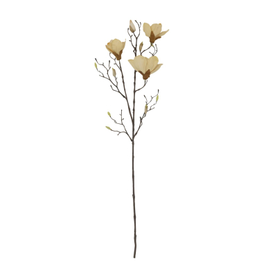 Dekorační větvička Mangnolia Off White 85 cm                    