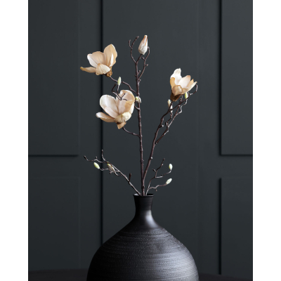                             Dekorační větvička Mangnolia Off White 85 cm                        
