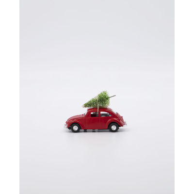 Vánoční autíčko Xmas Car Mini Red                    