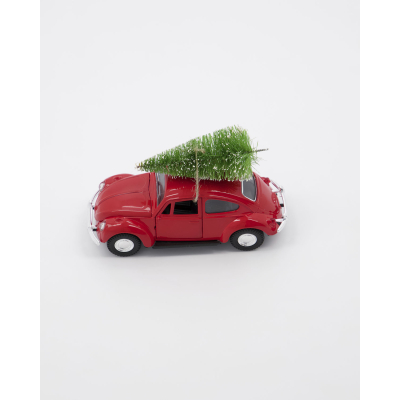                             Vánoční autíčko Xmas Car Red                        
