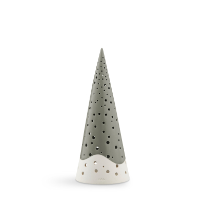 Svícen Nobili Tree Olive Green 25,5 cm                    