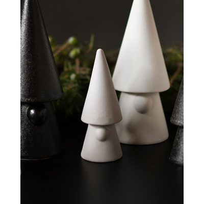                             Keramická dekorace Santa Evert Light Grey 10 cm                        