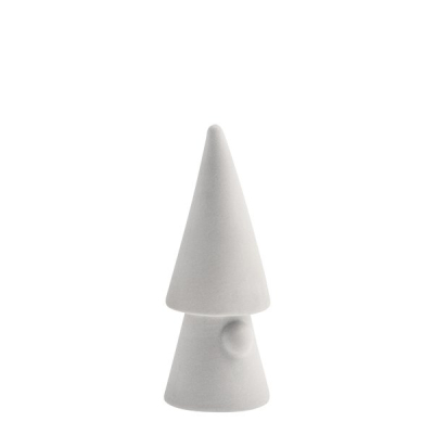 Keramická dekorace Santa Evert Light Grey 10 cm                    