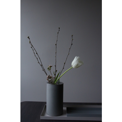                             Tác Rectangular Grey 50x18 cm                        
