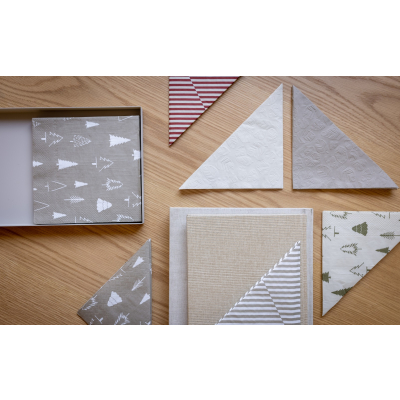                             Papírové ubrousky Woods Sand - 20 ks                        