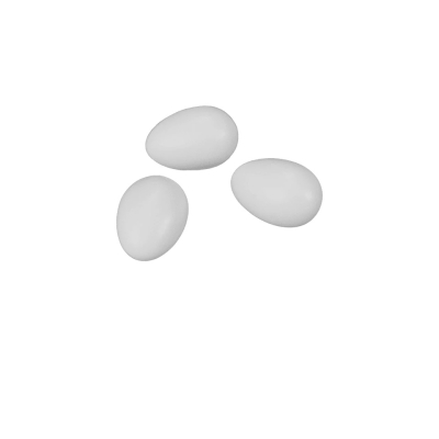 Dekoračné vajíčka Deco Egg White - sada 3 ks                    