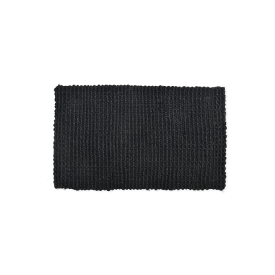                             Jutová rohožka Woven Black 80x50 cm                        