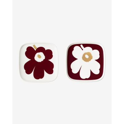 Talířky Juhla Unikko 10x10 cm - set 2 ks                    