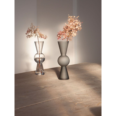                             Skleněná váza BonBon Grey 23 cm                        