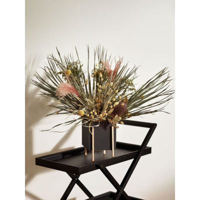                             Květník se stojanem Botanic Pot Square Black                        