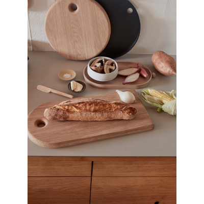                             Dřevěné prkénko Yumi Long Oak 48x22,5 cm                        