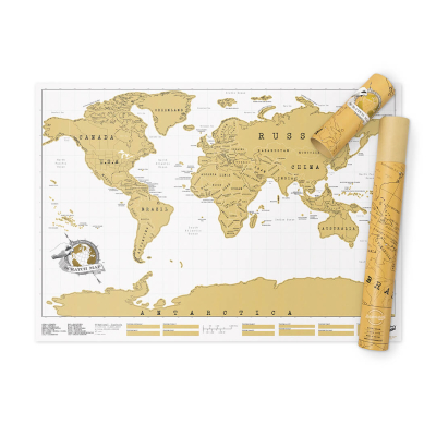                             Nástěnná stírací mapa světa Original velká                        