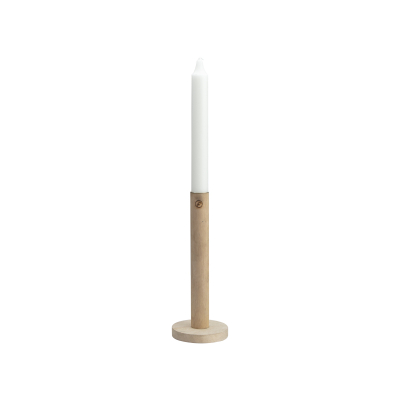 Dřevěný svícen Ernst Mango Natural 20 cm                    
