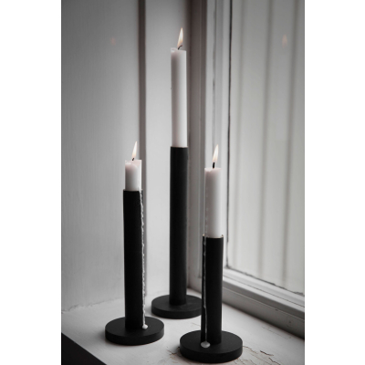                             Dřevěný svícen Ernst Mango Black 15 cm                        