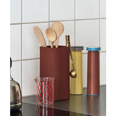                             Váza Facade Vase Dark Terracotta 22 cm                        