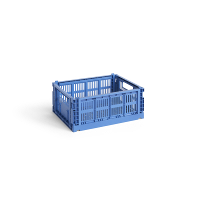 Úložný box Crate Recyklovaná elektrická modrá M                    