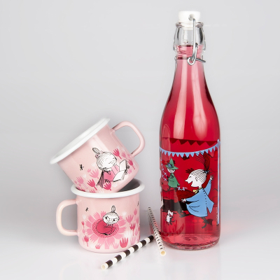                             Skleněná láhev Moomin Summer Party 0,5 l                         
